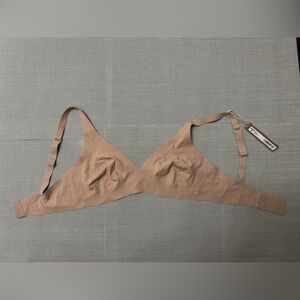 Skims naked plunge bra color clay size Small